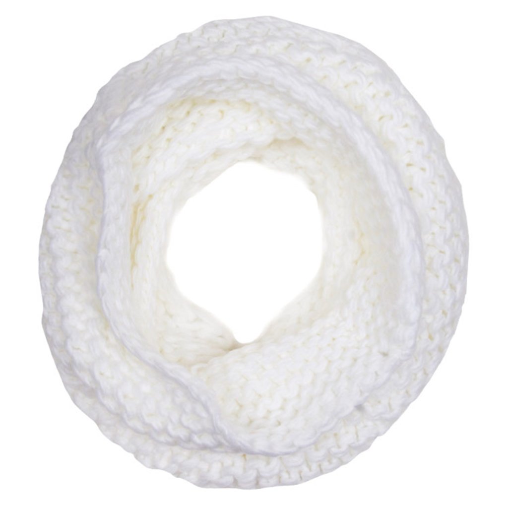 Code22 Soft Solid Knit Neck Warmer Infinity Scarf